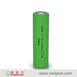 Cylindrical14500 750mAh Rechargeable Li-ion Battery