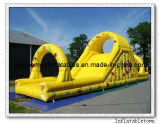 New Yellow Inflatable Slide with Climbing (AIS0018)