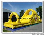 New Yellow Inflatable Slide with Climbing (AIS0018)