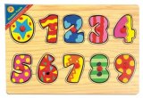 Wooden Puzzle Numbers Peg Puzzle