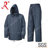 2015 Customize Rain Suit Waterproof Nylon Suit Raincoat (QF-704)