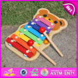 2015 Hand Wooden Music Toy for Kids, Lovely Wooden Toy Music for Children, Music Instrument Set Cute Wooden Xylophone Toy W07c036