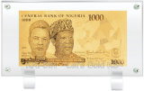 Gold Banknote (two sided) - Nigeria 1, 000 (JKD-GB-16B)