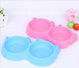 Cat Face Shape Double Pet Bowl, Pet Products