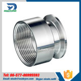 Sanitary Stainless Steel NPT Female Clamped Pipe Adapter (DY-A02)