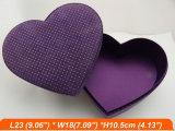 Heart Paper Box, Heart Gift Box, Purple Heart Box