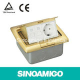 Brass Floor Boxes Power Receptacle Outlet