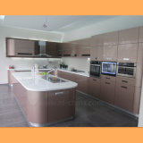 Modern Lacquer Kitchen Cabinets with High Gloss Kc1100