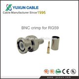 Rg59 Cable Use BNC Crimp Connector