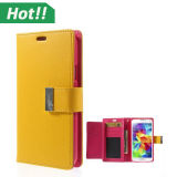 New Products 2015 Innovative Product Wallet Leather Case for Samsung S5