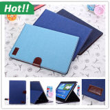 Jean Cloth Luxury Flip Leather Cover Stand Case for Samsung Galaxy Note 10.1/P600