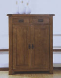 Solid Wood Oak Furniture-Shoe Cabinet