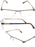 Classic Metal and Acetate Optical Frame Eyeglass and Eyewear (W023)