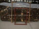 Black Golden Flower Marble