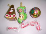 Tin Ornaments With Candy