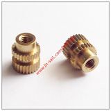 Brass Straight Knurled Threaded Insert Nut