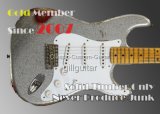 Sbf-St Heavy Relic Silver Over Red 2 Colors Guitar