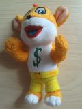 13cm OEM Orange Fluffy Candy Doll