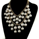 Fashion Brazilian Imitation Pearl Jewelry Necklace Display Gift N4058