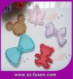 Fashionable Velcro in Different Color Rhinestone Used Hair Accessory