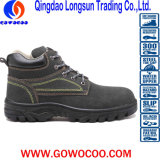Suede Leather Rubber Soled Safety Work Footear (GWRU-GB039)