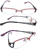 Classic Metal and Acetate Optical Frame Eyeglass and Eyewear (W419)