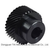Hardened Helical Gear with Black Coating