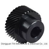 Hardened Helical Gear with Black Coating