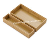 Bamboo Box Drawer Gadget Cutlery Tray Flatware Organizers Storage Hb5000