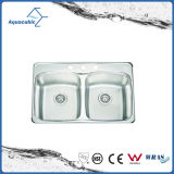 High Quality Double-Bowl Stainless Steel Kitchen Stainless Sink