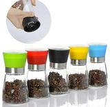 Pepper Salt Grinder, Glass Cruet Mill Spice