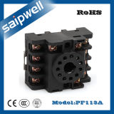Saipwell 10f-3z-C1 (PF113A) Top Style Custom Electrical Relay Socket, Power Relay Socket