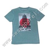 Wholesale Different Colors Printed Burnout T Shirts