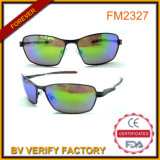 Blue Mirrored Metal Sunglasses for Men, China Manufacturer