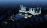 Hotel Project Aerial View Exterior Architectural Rendering