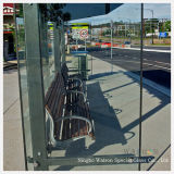 Tempered Glass for Advertising Display Bus Stop Shelter