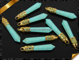 Turquoise Stone Beads Pendant, Wholesale Pendant Jewellery (EF040)