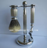 Metal Handle Shaving Brush with Razor (JDK-SA092)