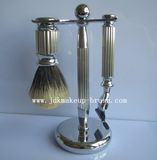 Metal Handle Shaving Brush with Razor (JDK-SA092)