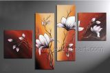Hand Painted Canvas Art Modern Flower Oil Painting for Home Decor (FL4-117)