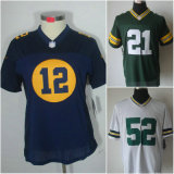 American Football Jersey Limited Aaron Rodgers Elite Charles Woodson Game Clay Matthews Green N White