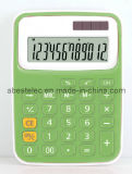 12 Digits Green Color Calculator, 12 Digits Medium Desktop Calculator Ab-7702b