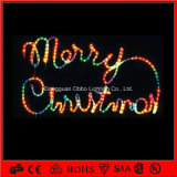 Shopping Mall Decorative LED Merry Christmas Banner Decoration