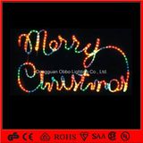 Shopping Mall Decorative LED Merry Christmas Banner Decoration