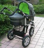 3 Wheeler Pushchair with Carrycot-Grey (N6426E)