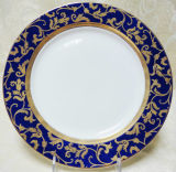 Dark Blue&Exquisite Lines of Dinner/Porcelain/Plate Set K6893-Y7