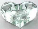 Heart-Shaped Glasss Candle Holder