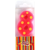 Dots Numeral Candle (SZC4-0021)