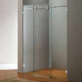 Sliding Shower Door (E03P) with Stainless Steel Rollers & Rail