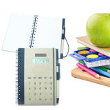 Best Selling 8-Digit Solar Office Notebook Calculator with Pen
